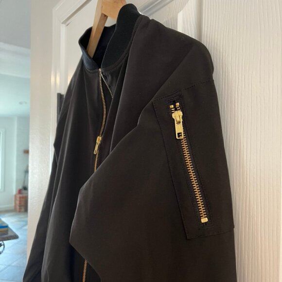 ALBION Black Bomber Jacket, Size M, in top shape! - Picture 5 of 9